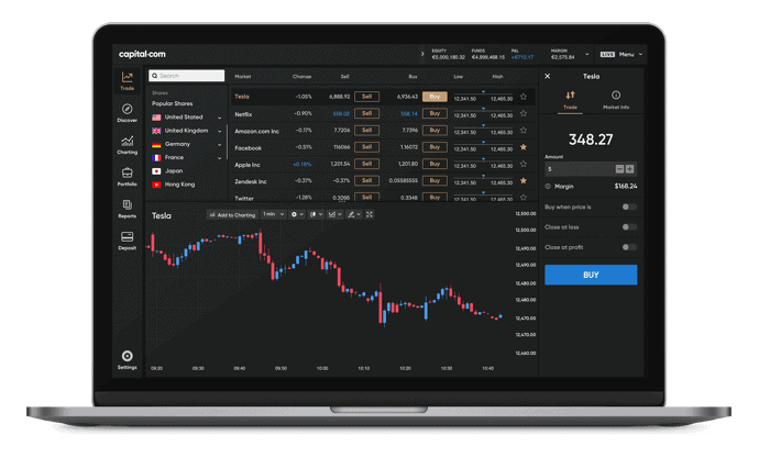 Capital.com broker plataforma