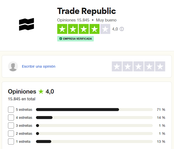 opiniones trade republic